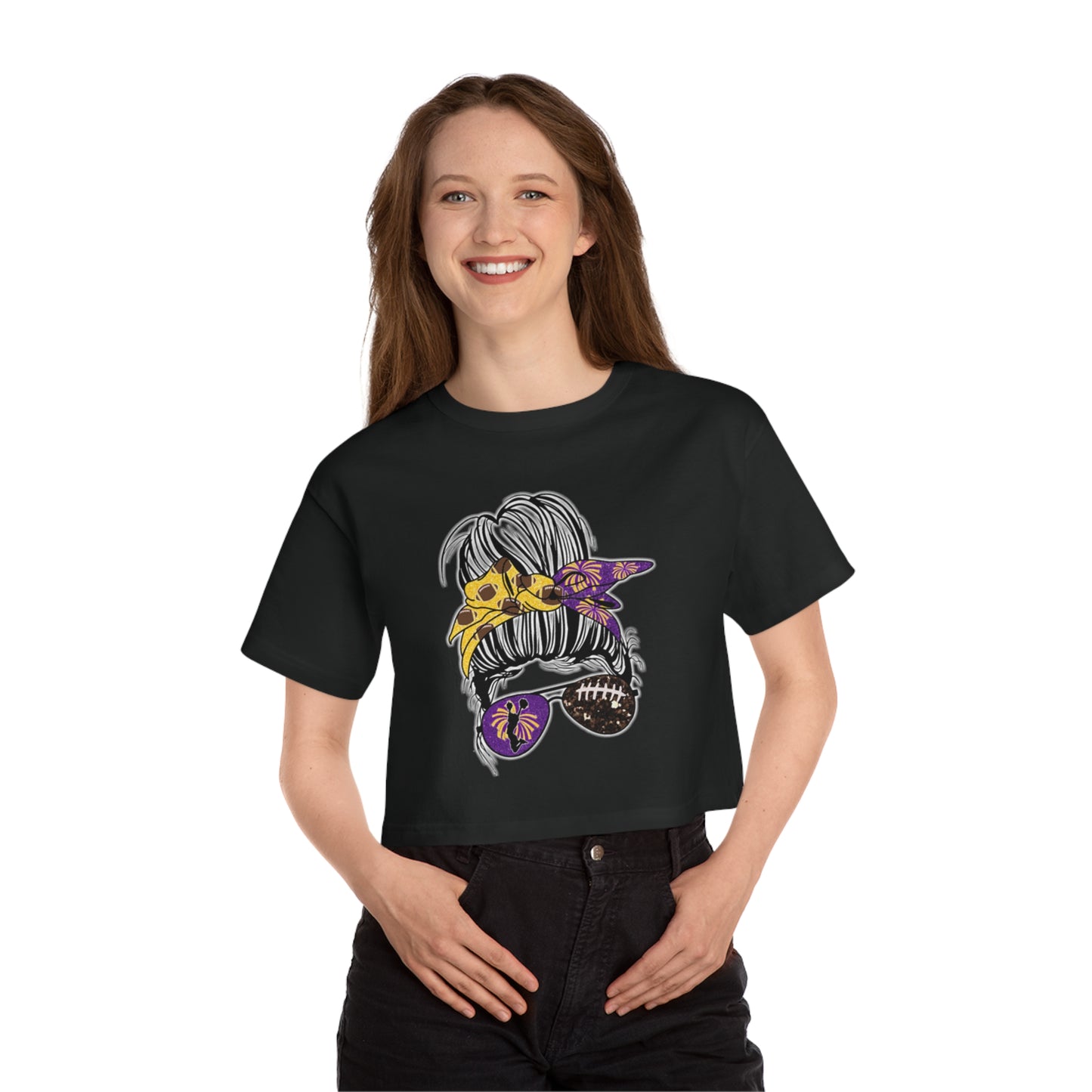 Women's Champion Heritage Cropped Top - Girlll!