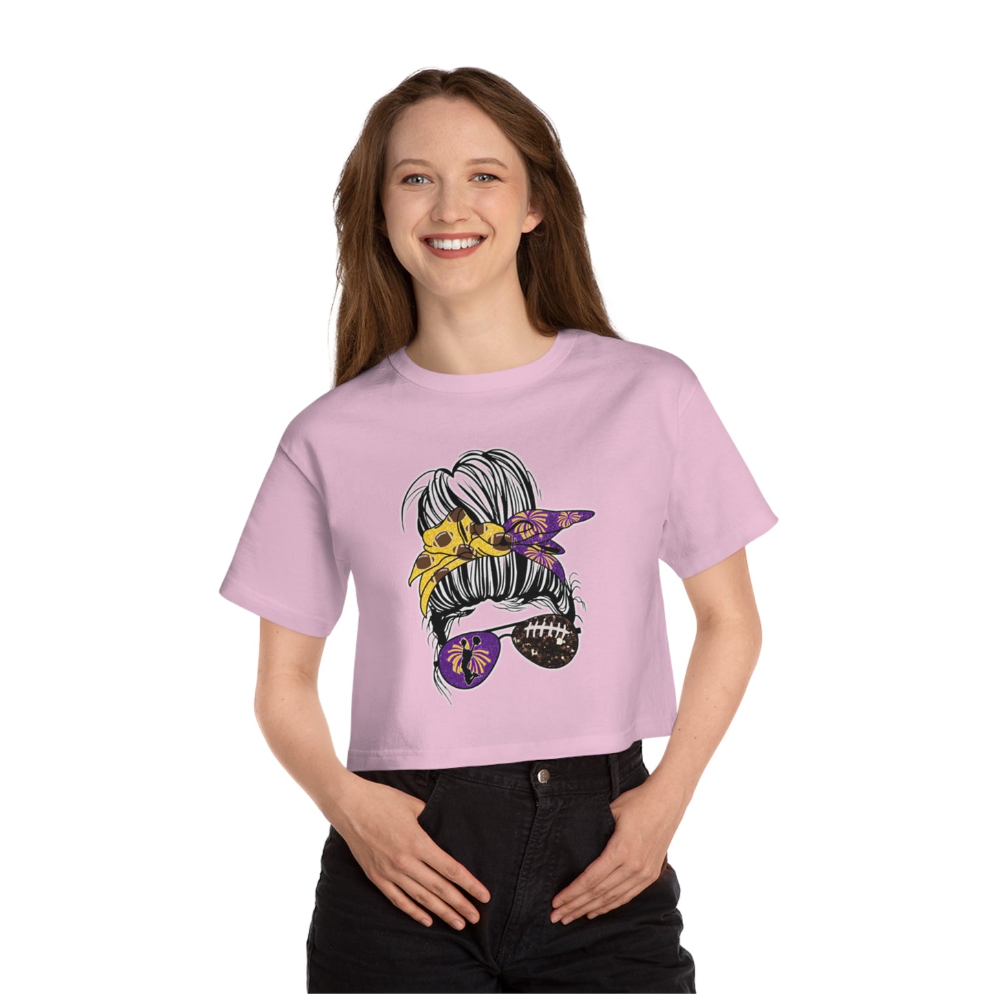 Women's Champion Heritage Cropped Top - Girlll!