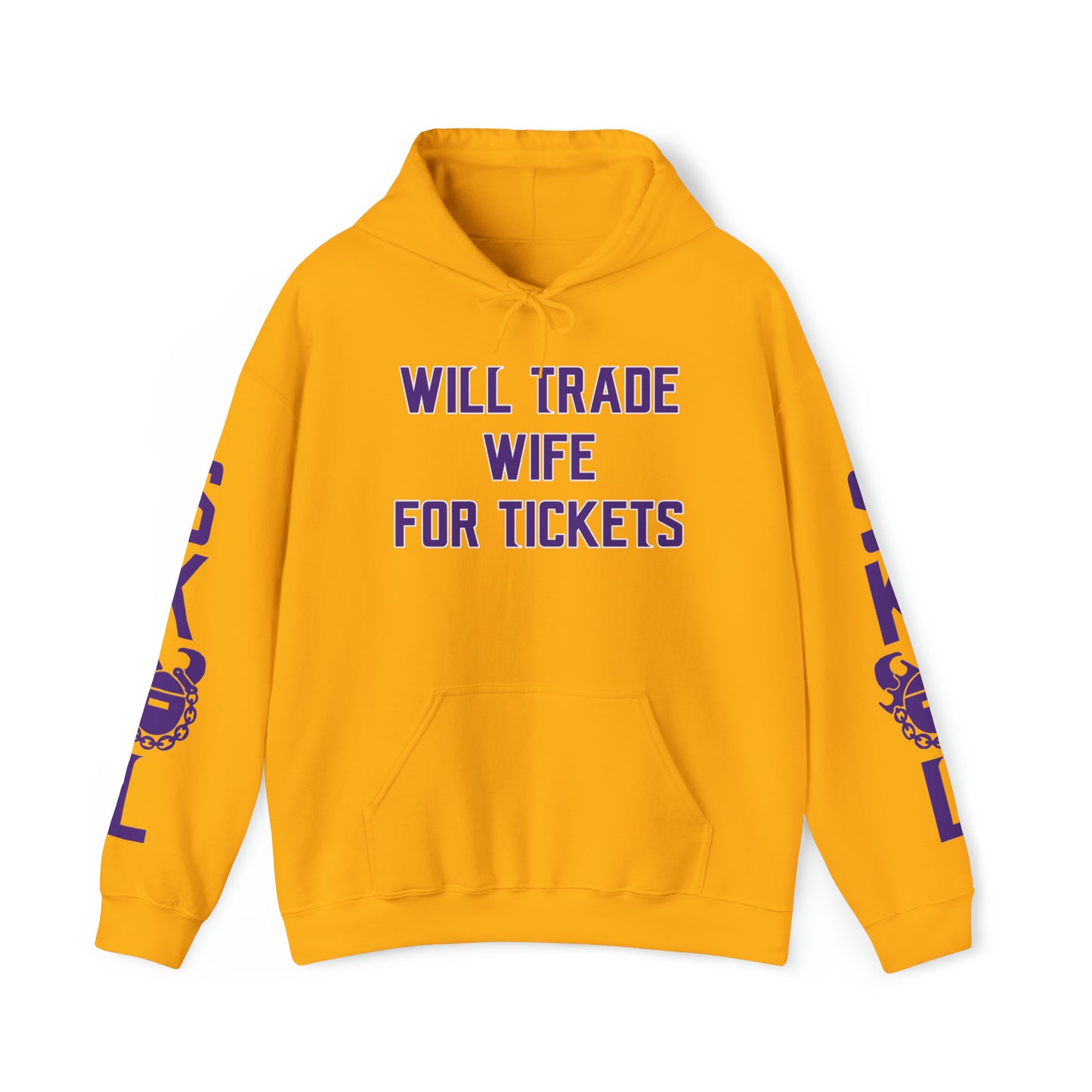 Unisex Heavy Blend™ Hooded Sweatshirt - Wife for Tickets + Original (Sleeves)