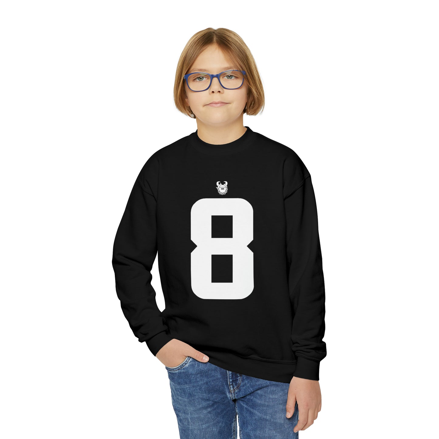 Youth Crewneck - Jersey #8