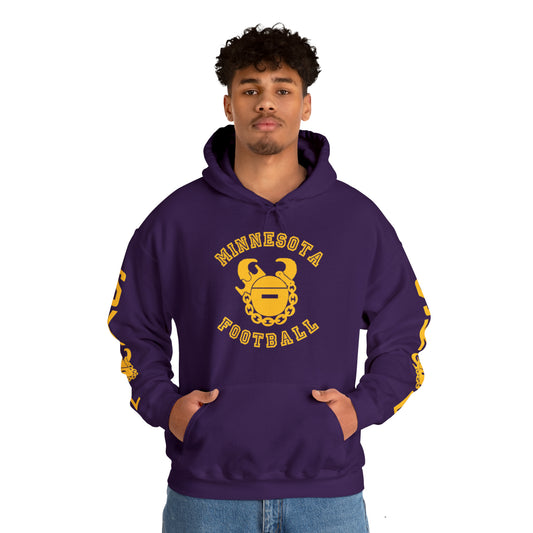 Unisex Heavy Blend™ Hooded Sweatshirt - Minnesota Football + Original (Sleeves)