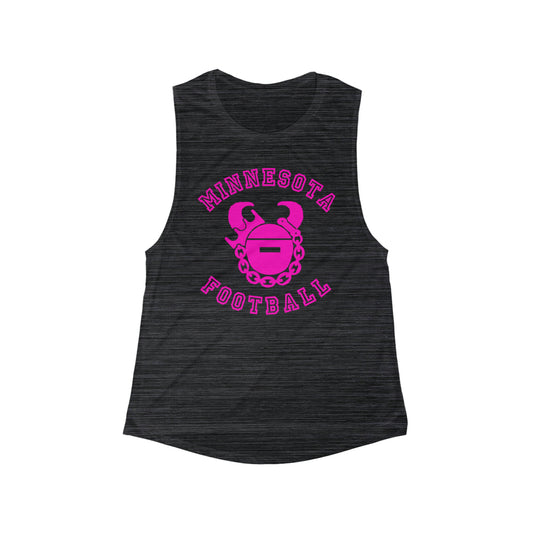 Women's Flowy Scoop Muscle Tank - Minnesota Football