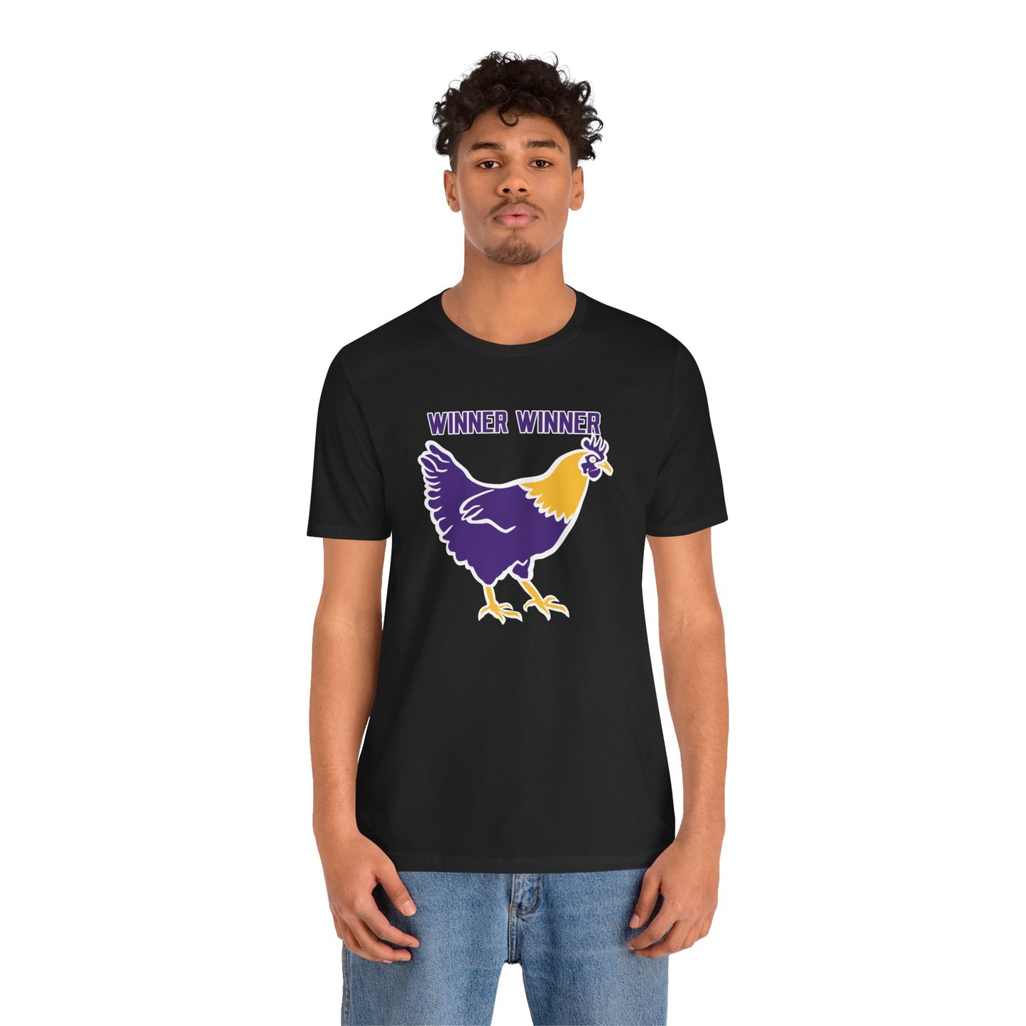 Unisex Jersey Short Sleeve Tee - Winner Winner Chicken Dinner