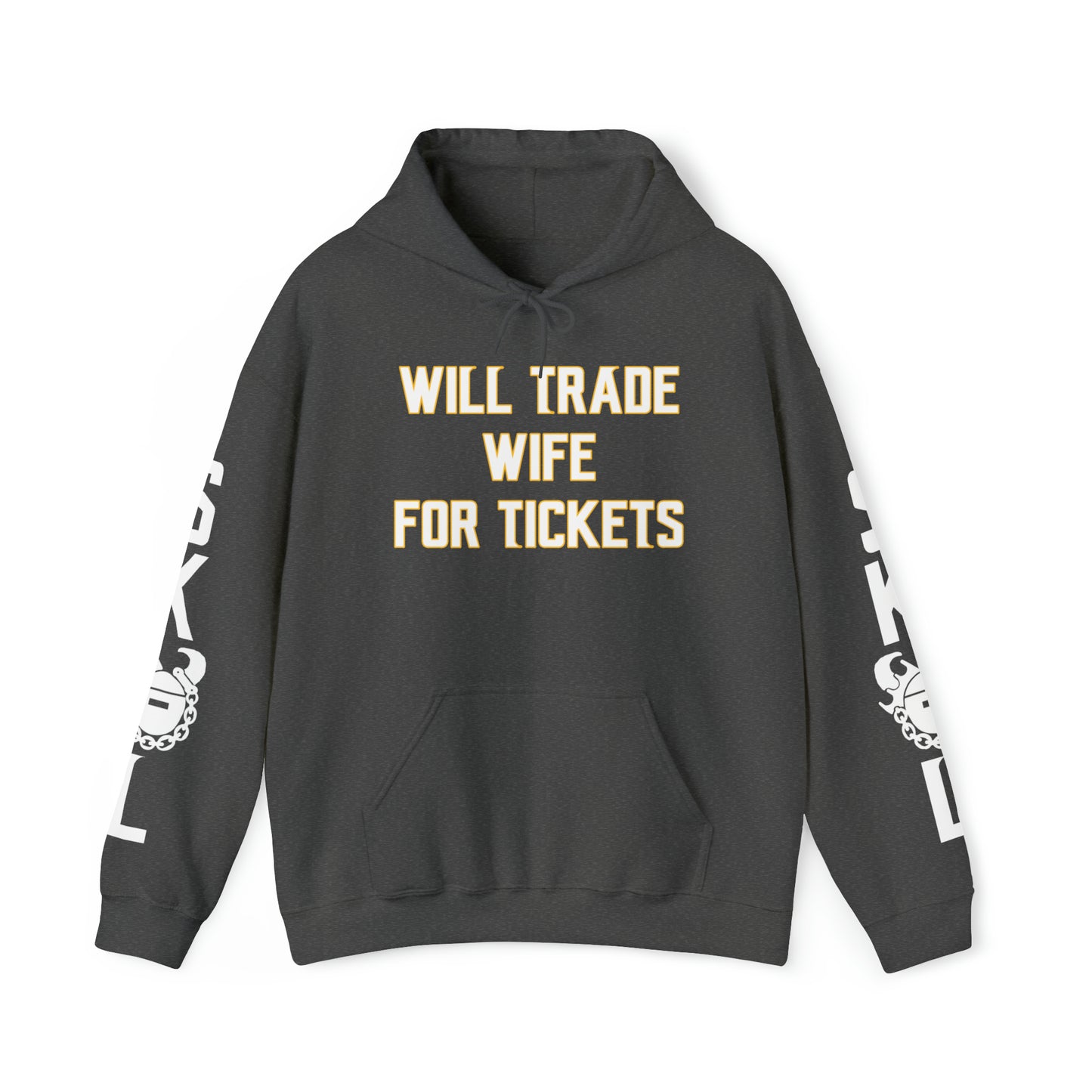 Unisex Heavy Blend™ Hooded Sweatshirt - Wife for Tickets + Original (Sleeves)