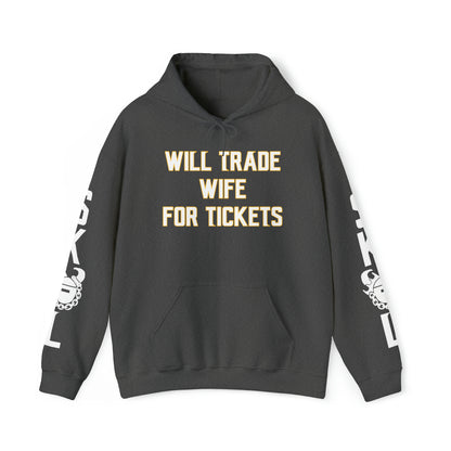 Unisex Heavy Blend™ Hooded Sweatshirt - Wife for Tickets + Original (Sleeves)