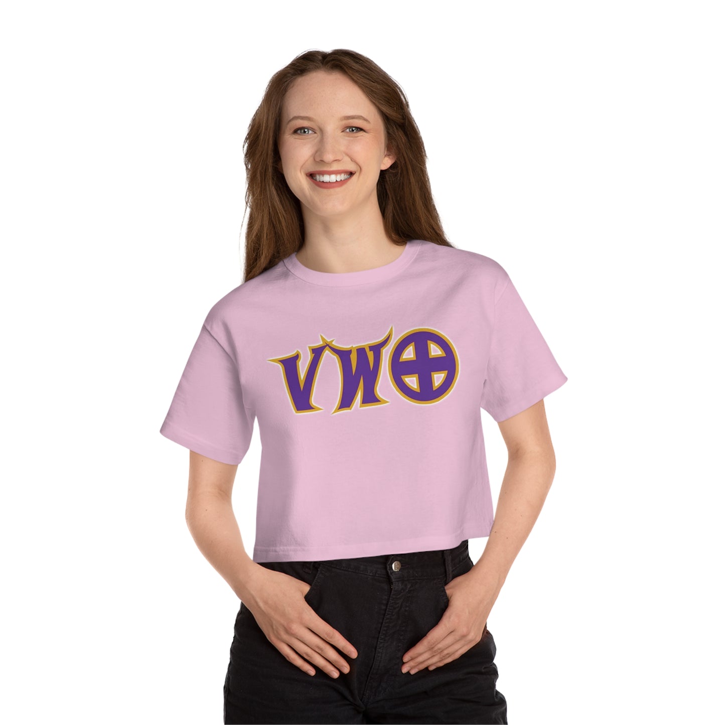 Women's Champion Heritage Cropped Top - V-W-O