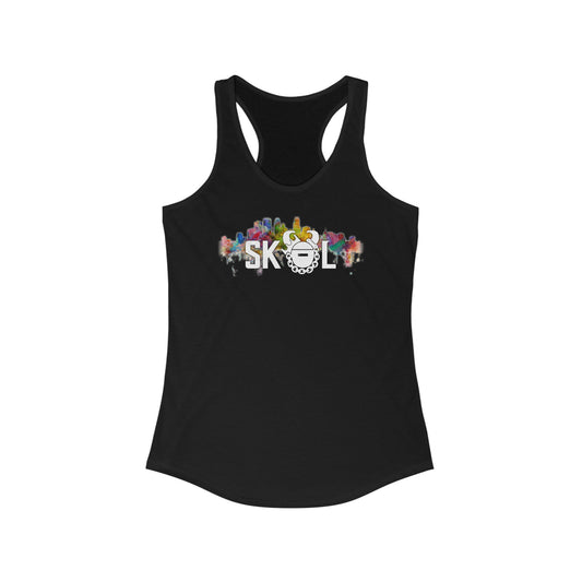 Ladies Ideal Racerback Tank - Skyline