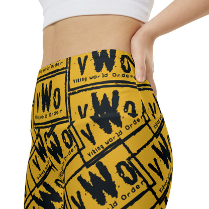 Women's Workout Shorts - Gold/Black - VWO (Framed)