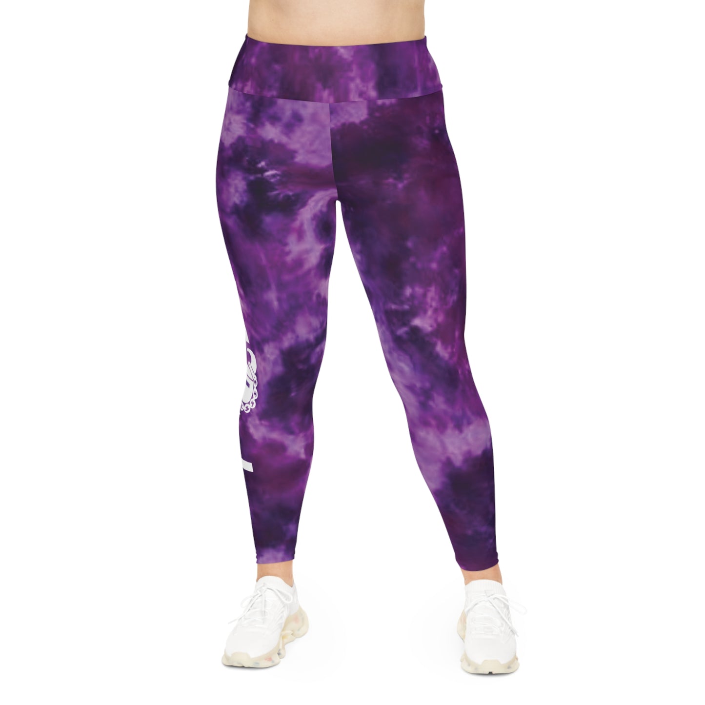 Plus Size Leggings - Purple Tie-Dye + The Original