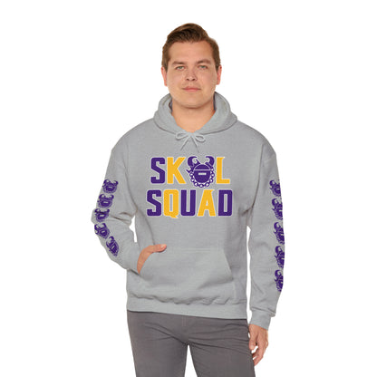 Unisex Heavy Blend™ Hooded Sweatshirt - SQUAD + Game Day Helmet (Sleeves)