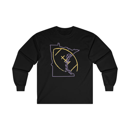 Ultra Cotton Long Sleeve - MN State Football