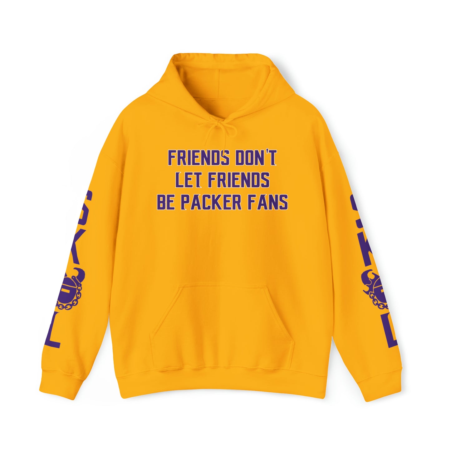 Unisex Heavy Blend™ Hooded Sweatshirt - Friends Don't Let Friends + Original (Sleeves)