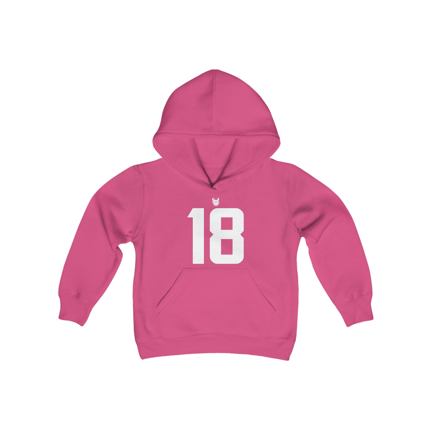 Youth Heavy Blend Hoodie - Jersey #18