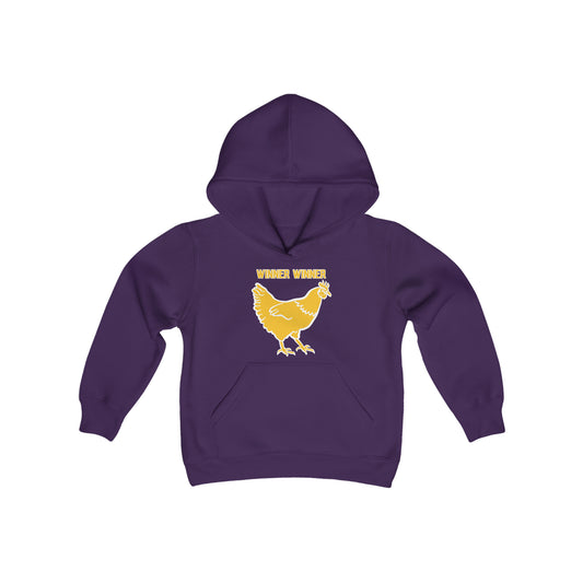 Youth Heavy Blend Hoodie - Winner Winner Chicken Dinner