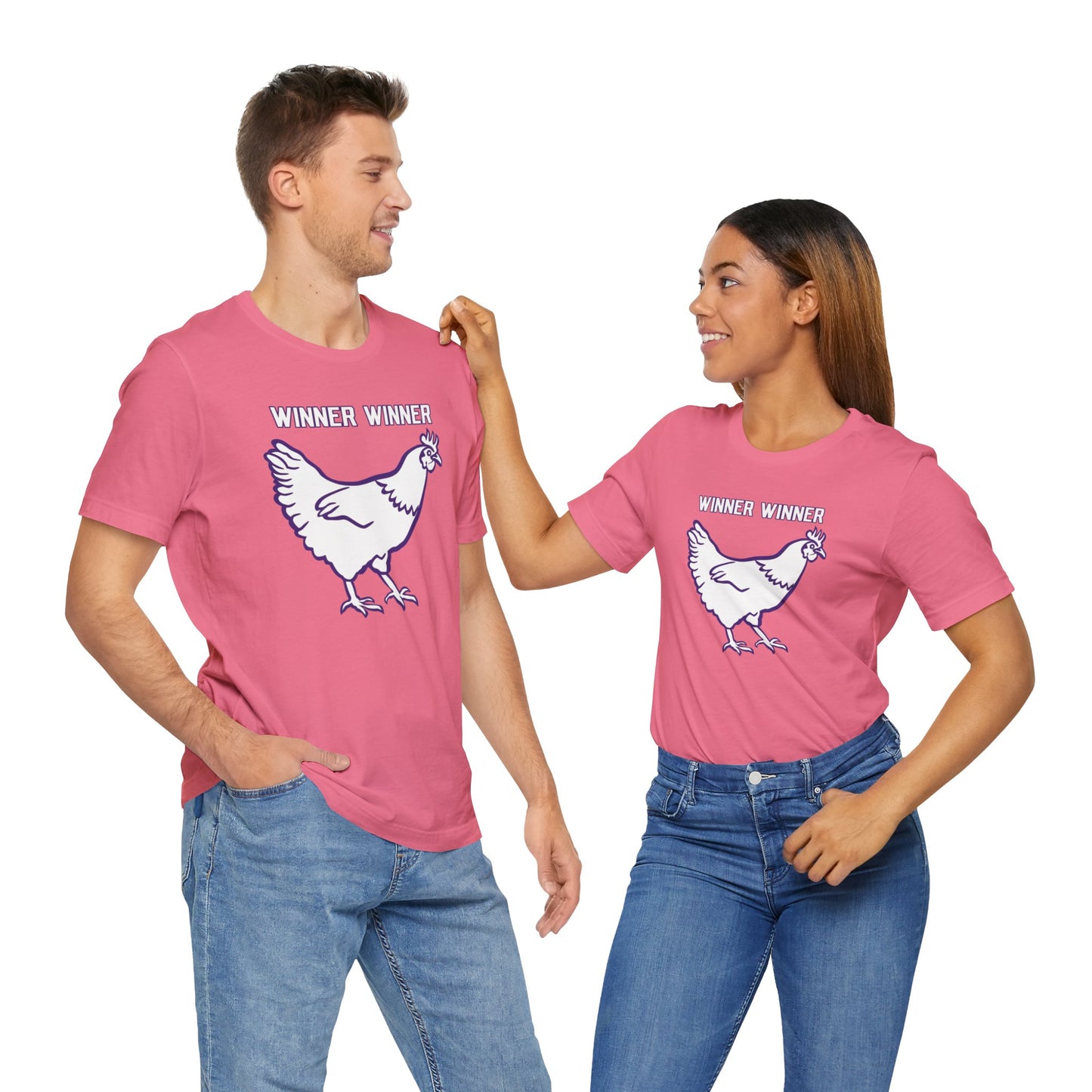 Unisex Jersey Short Sleeve Tee - Winner Winner Chicken Dinner