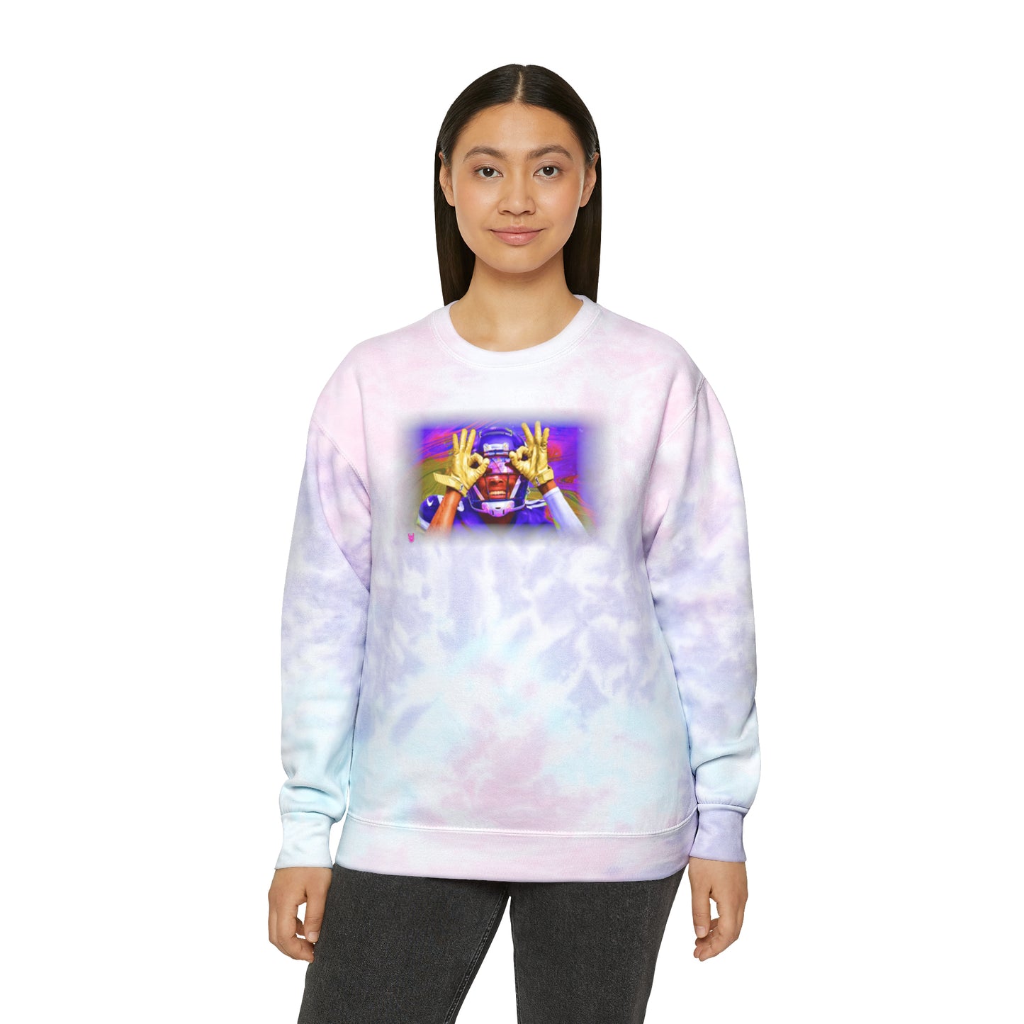 Tie-Dye Crewneck - Griddy (Color Blast)