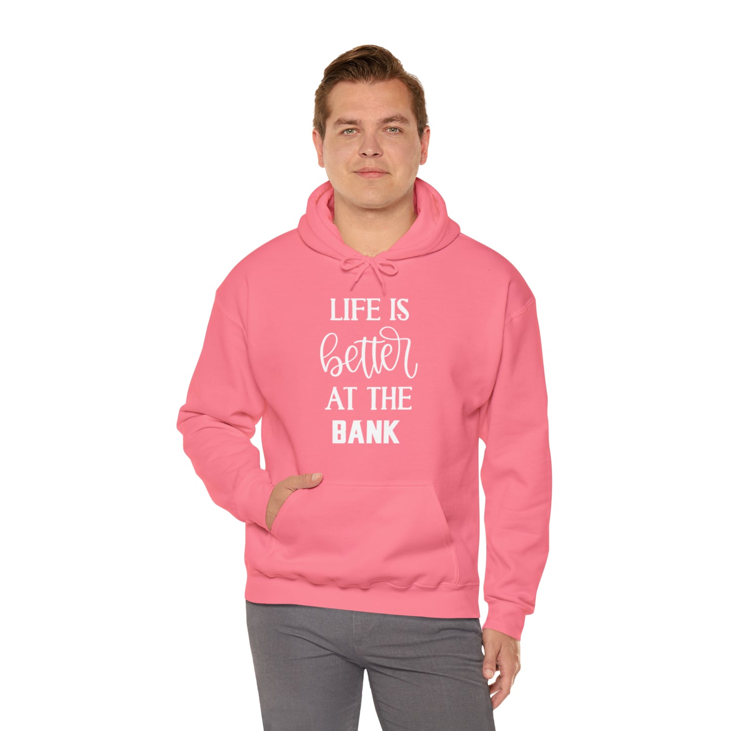 Unisex Heavy Blend™ Hoodie - Life is Better at the BANK