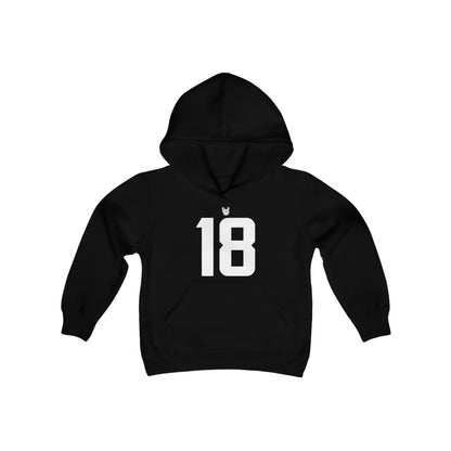 Youth Heavy Blend Hoodie - Jersey #18