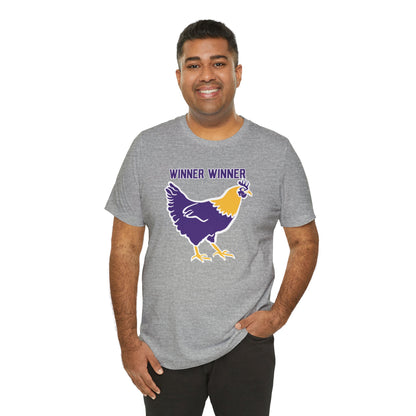 Unisex Jersey Short Sleeve Tee - Winner Winner Chicken Dinner