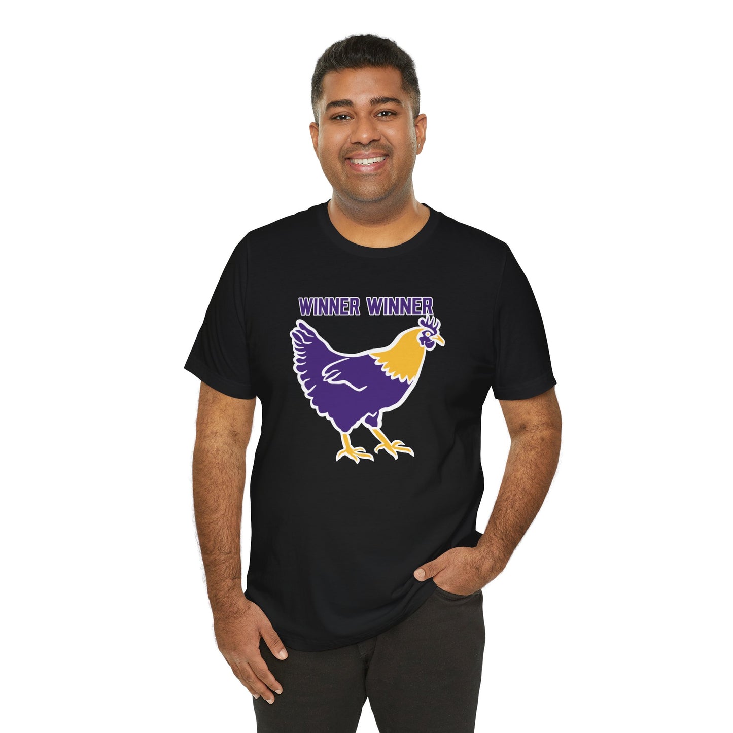 Unisex Jersey Short Sleeve Tee - Winner Winner Chicken Dinner