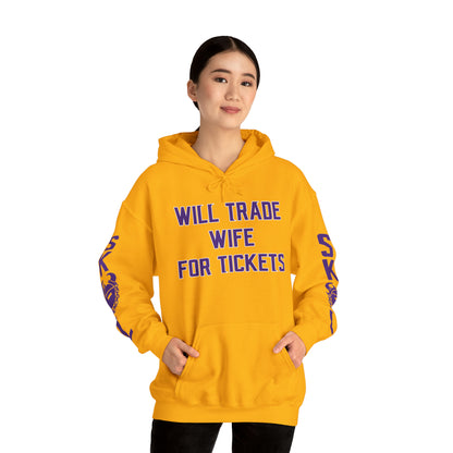 Unisex Heavy Blend™ Hooded Sweatshirt - Wife for Tickets + Original (Sleeves)