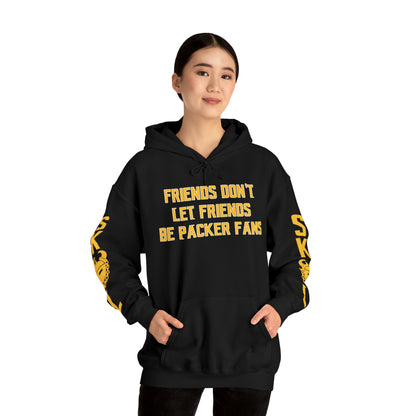 Unisex Heavy Blend™ Hooded Sweatshirt - Friends Don't Let Friends + Original (Sleeves)