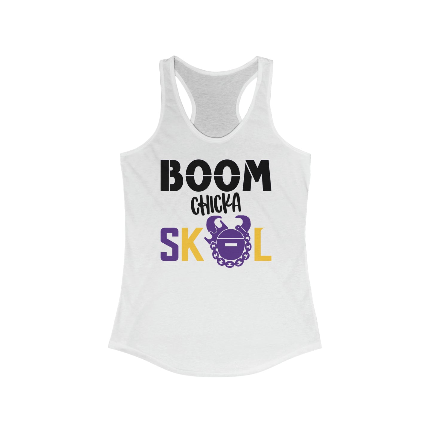 Ladies Ideal Racerback Tank - BOOM chicka