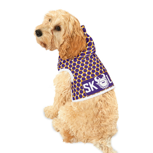 Pet Hoodie - Purple/Gold Hex