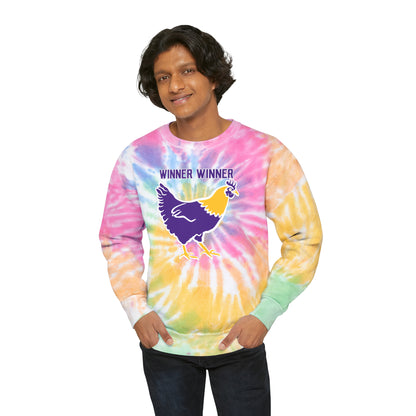 Tie-Dye Crewneck - Winner Winner Chicken Dinner