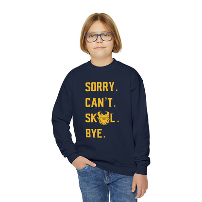 Youth Crewneck - Sorry. Can't. Bye.