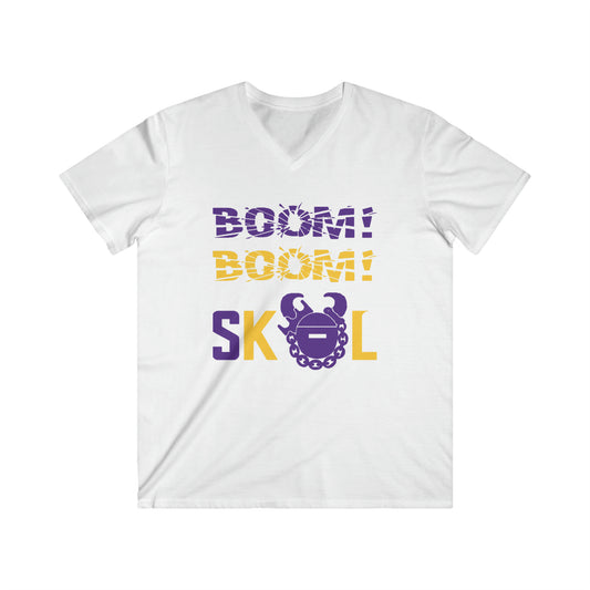 Men's Fitted V-Neck Short Sleeve - BOOM! BOOM!