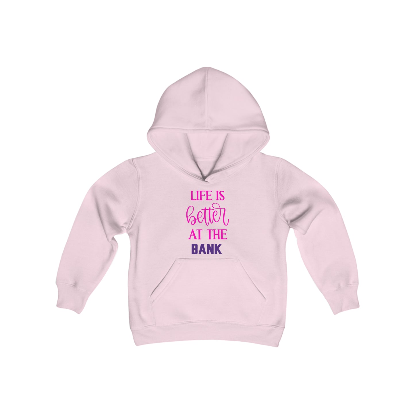 Youth Heavy Blend Hoodie - Life is Better at the BANK