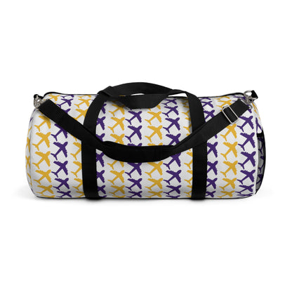 Duffel Bag - Jet Planes, White