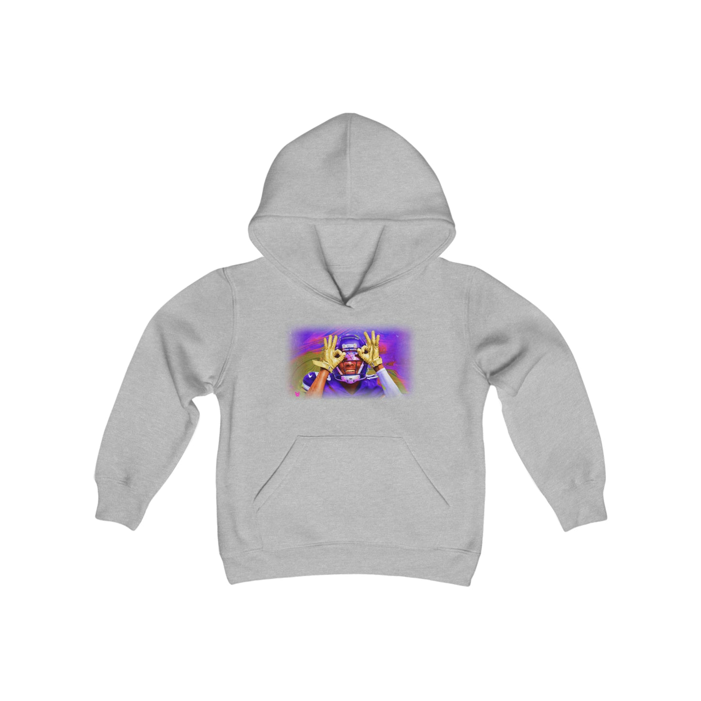 Youth Heavy Blend Hoodie - Griddy (Color Blast)