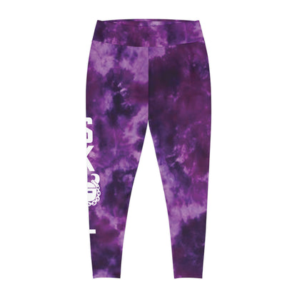 Plus Size Leggings - Purple Tie-Dye + The Original