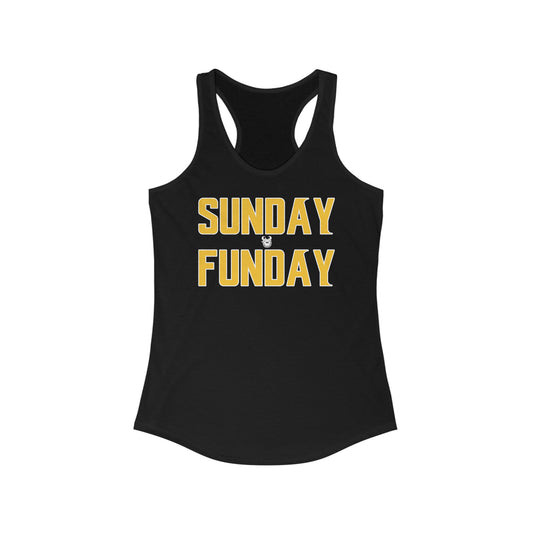 Ladies Ideal Racerback Tank - SUNDAY FUNDAY