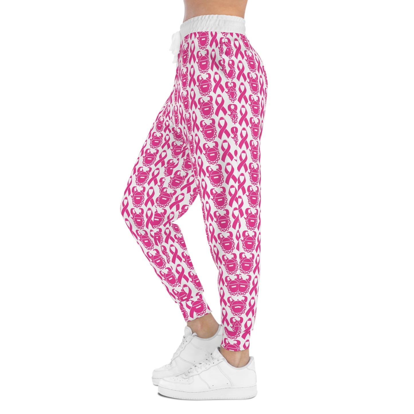 Athletic Joggers - Pink Ribbon/Helmet