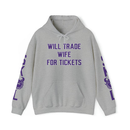 Unisex Heavy Blend™ Hooded Sweatshirt - Wife for Tickets + Original (Sleeves)