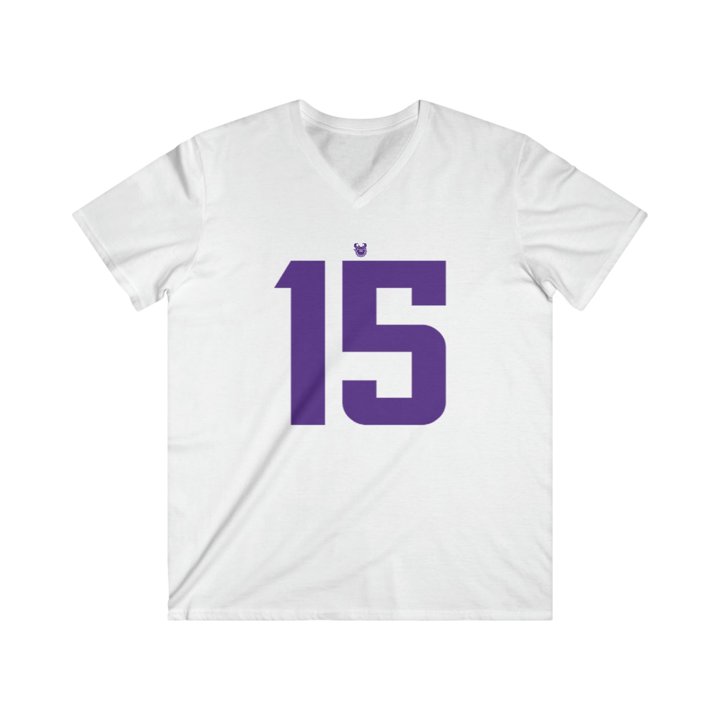 Men's Fitted V-Neck Short Sleeve - Jersey #15