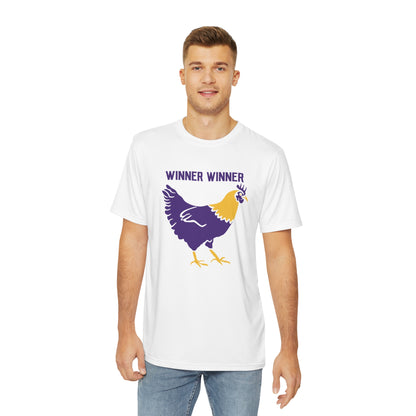 Men's Polyester Tee - Winner Winner Chicken Dinner