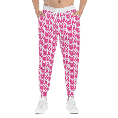 Athletic Joggers - Pink Ribbon/Helmet