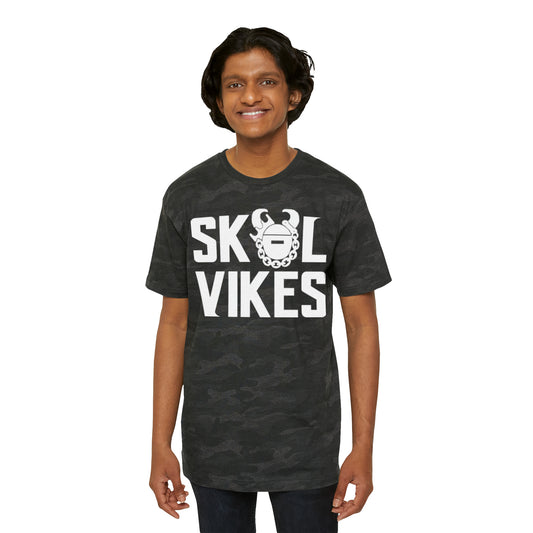 Men's Fine Jersey Tee - Stone Camo - Vikes