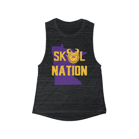 Women's Flowy Scoop Muscle Tank - MN Nation