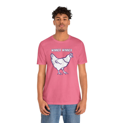 Unisex Jersey Short Sleeve Tee - Winner Winner Chicken Dinner