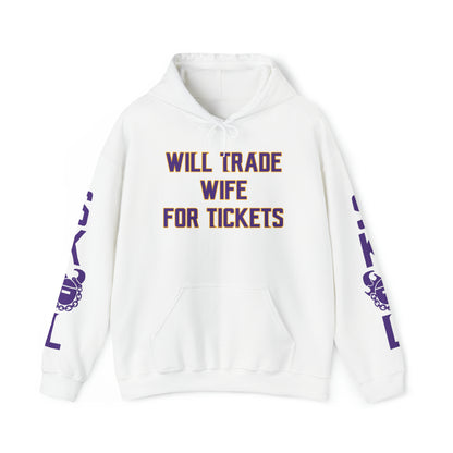 Unisex Heavy Blend™ Hooded Sweatshirt - Wife for Tickets + Original (Sleeves)