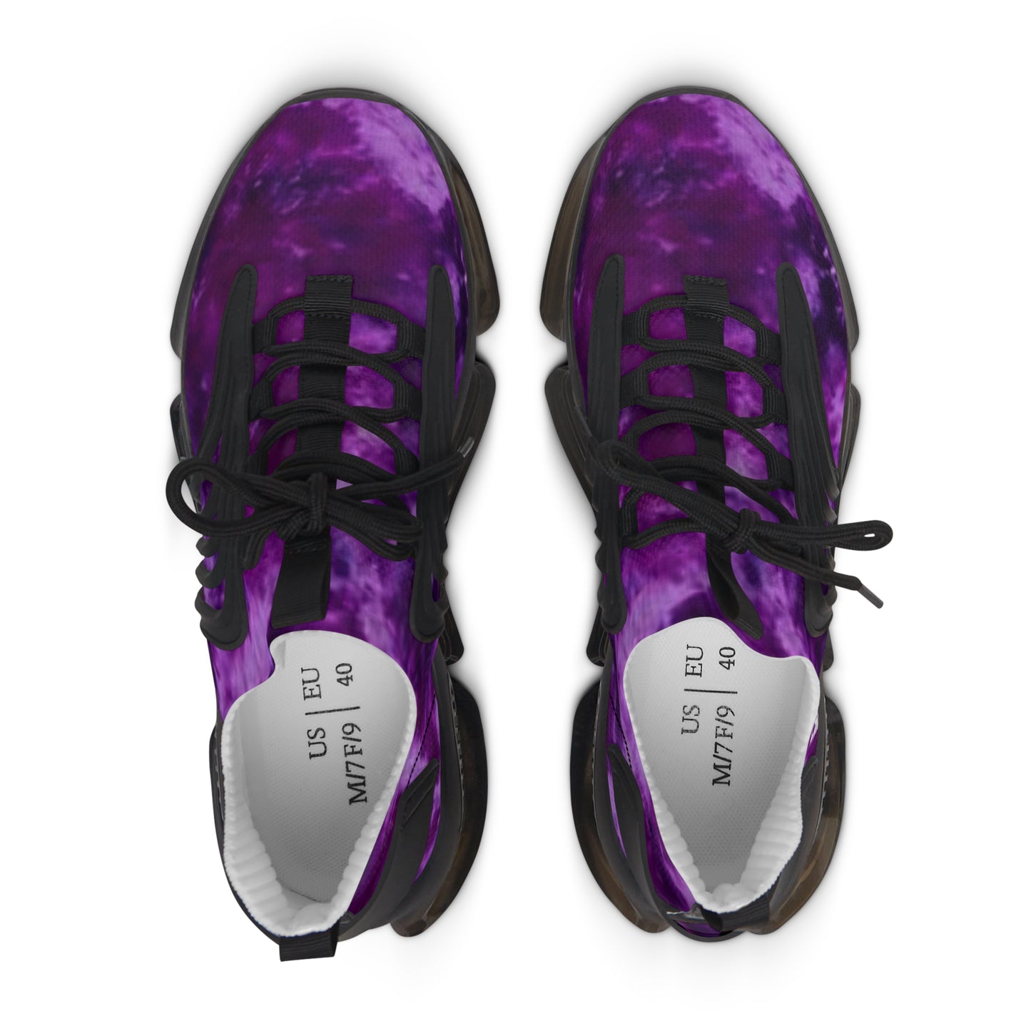 Women's Mesh Sneakers - Purple Tie-Dye