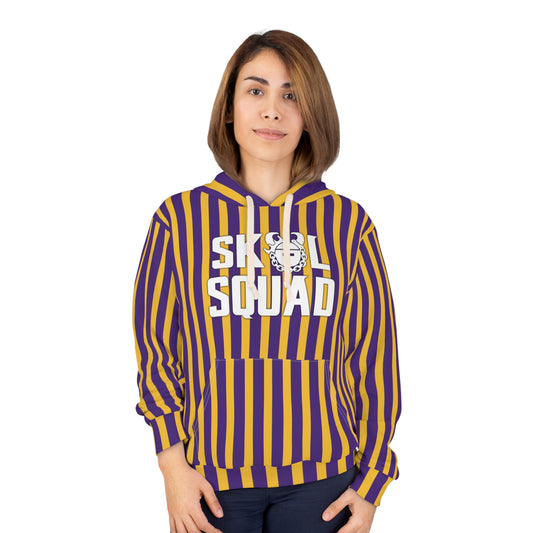 Unisex Pullover Hoodie - Stripes - SQUAD