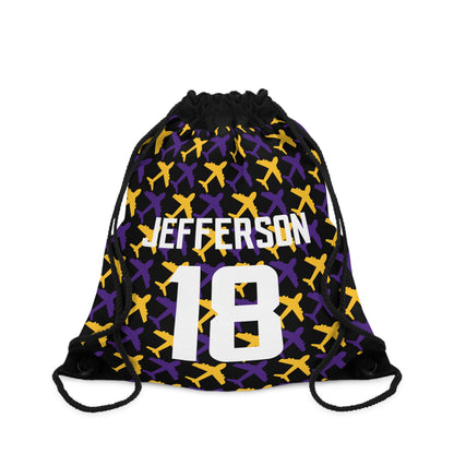 Drawstring Bag - Jet Planes - Jersey #18