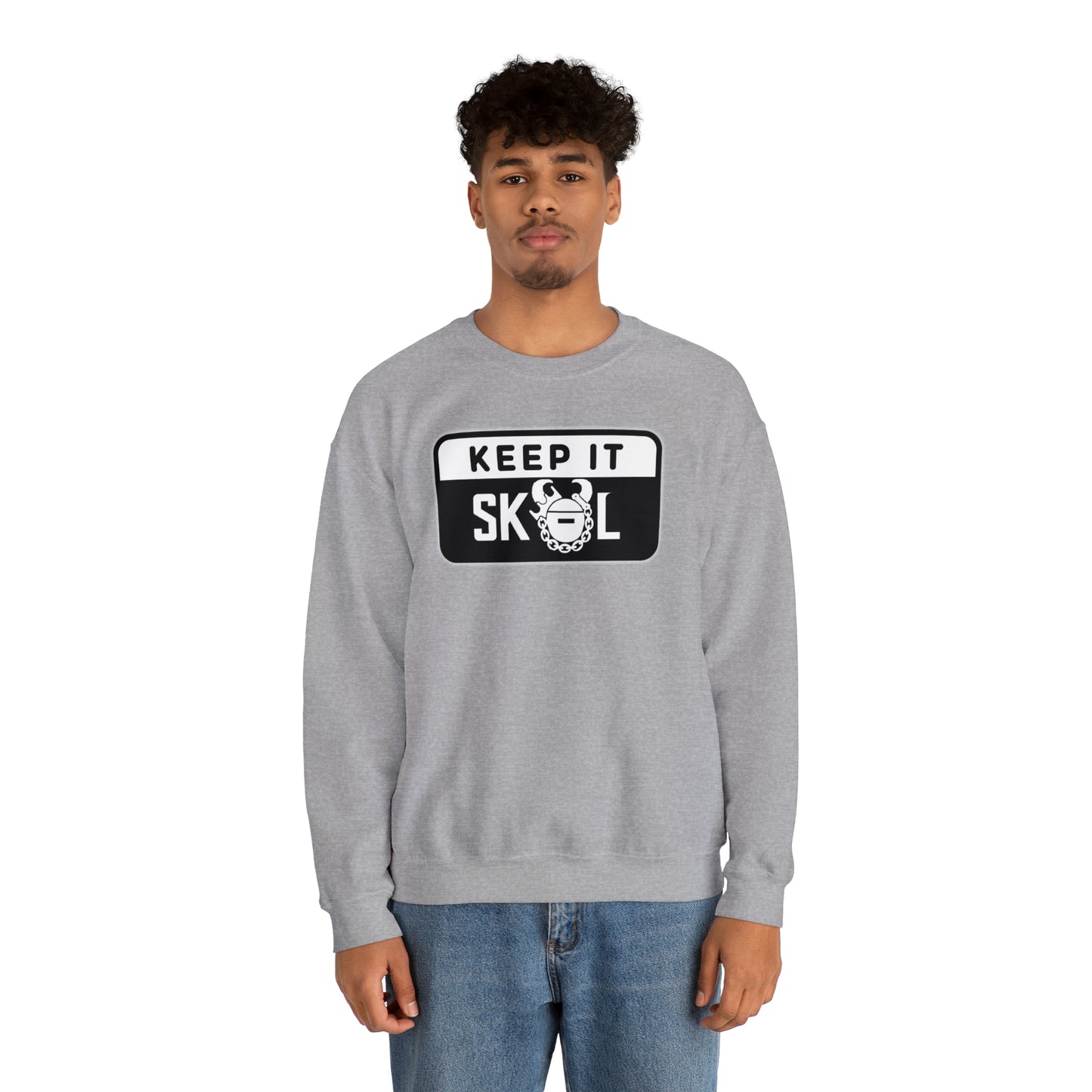 Unisex Heavy Blend™ Crewneck - Keep it Simple (Framed)