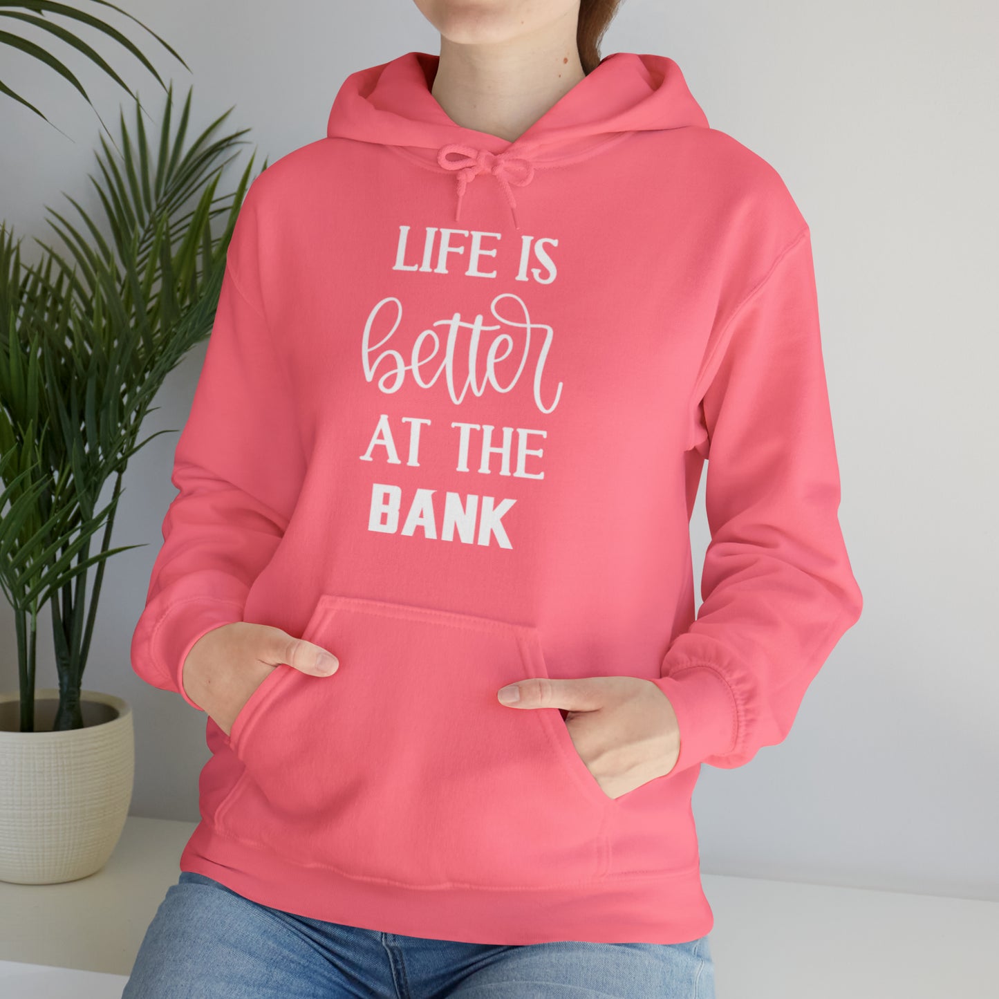 Unisex Heavy Blend™ Hoodie - Life is Better at the BANK